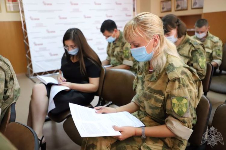 В Рязанской области сотрудники Росгвардии присоединились к акции «Диктант Победы»