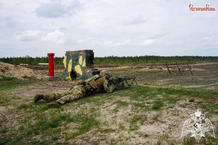 В Рязани завершился полевой выход сотрудников ОМОН и СОБР Росгвардии