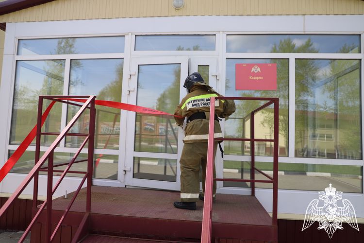 В Учебном центре Управления Росгвардии по Рязанской области состоялись пожарно-тактические учения