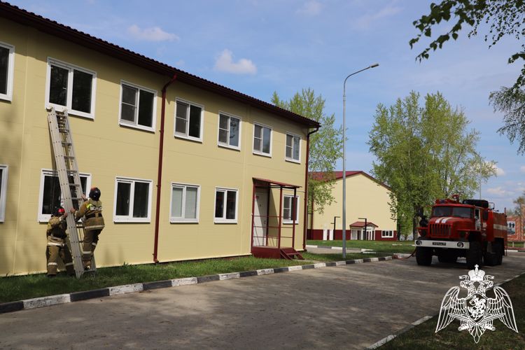 В Учебном центре Управления Росгвардии по Рязанской области состоялись пожарно-тактические учения
