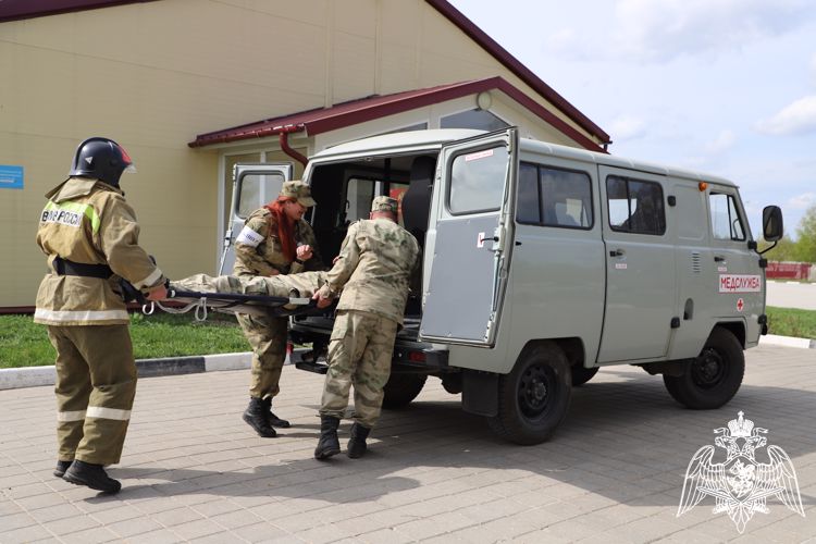В Учебном центре Управления Росгвардии по Рязанской области состоялись пожарно-тактические учения