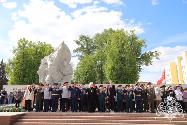 Начальник Управления Росгвардии по Рязанской области Виктор Лачев принял участие в памятных мероприятиях, приуроченных к 78-летию Победы в Великой Отечественной войне