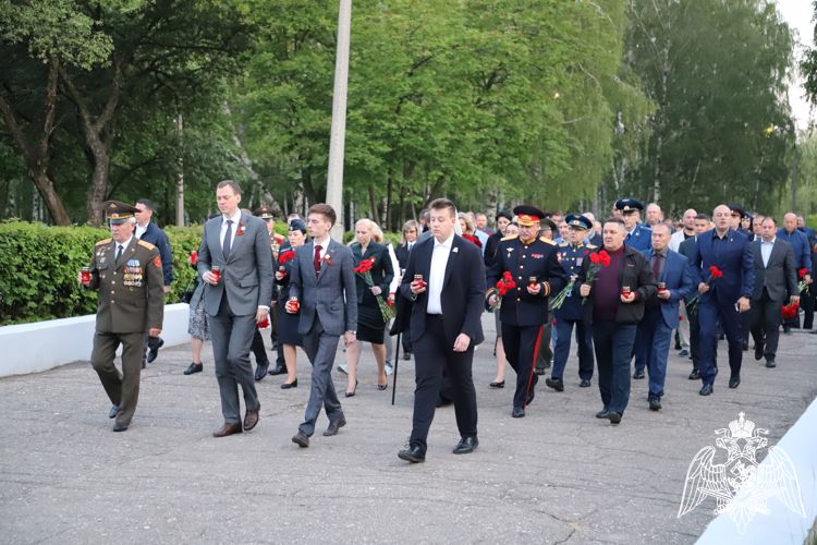 В День памяти и скорби в Управлении Росгвардии по Рязанской области почтили память погибших в годы Великой Отечественной войны