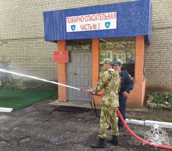 В Рязани прошли учебно-методические сборы пожарного расчёта регионального Управления Росгвардии