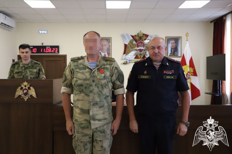 В Рязани росгвардейцев - участников спецоперации наградили государственными наградами 