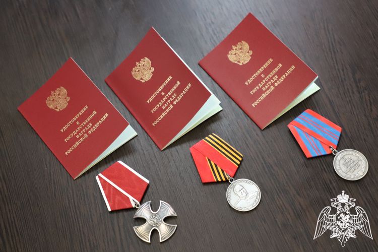 В Рязани росгвардейцев - участников спецоперации наградили государственными наградами 