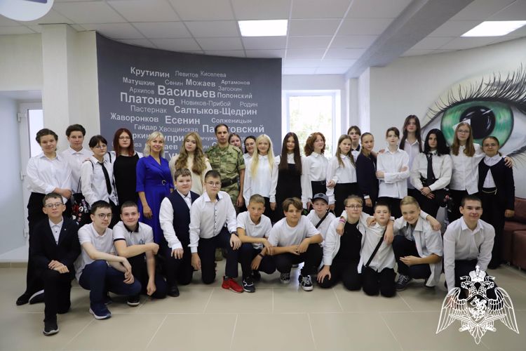 В Рязанской области сотрудники Росгвардии провели уроки мужества, посвященные Дню солидарности в борьбе с терроризмом