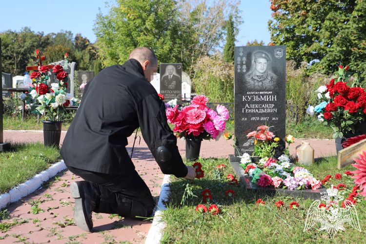 В Рязани почтили память офицера СОБР Росгвардии, погибшего при исполнении служебного долга на Северном Кавказе