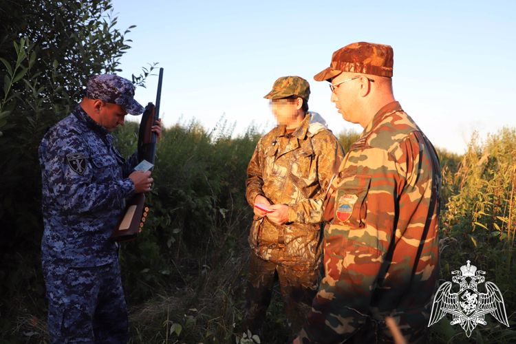 В Рязанской области сотрудники Росгвардии подвели итоги профилактического мероприятия «Осенняя охота»
