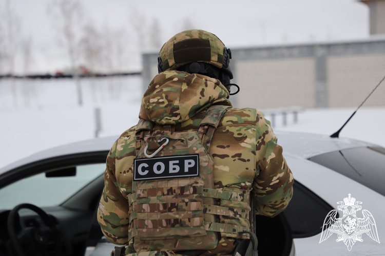 Офицеры СОБР Росгвардии задержали в Рязанской области подозреваемого в убийстве