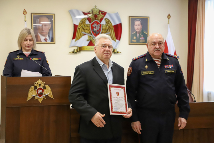 В Управлении Росгвардии по Рязанской области состоялось торжественное мероприятие, посвященное Дню ветерана войск правопорядка