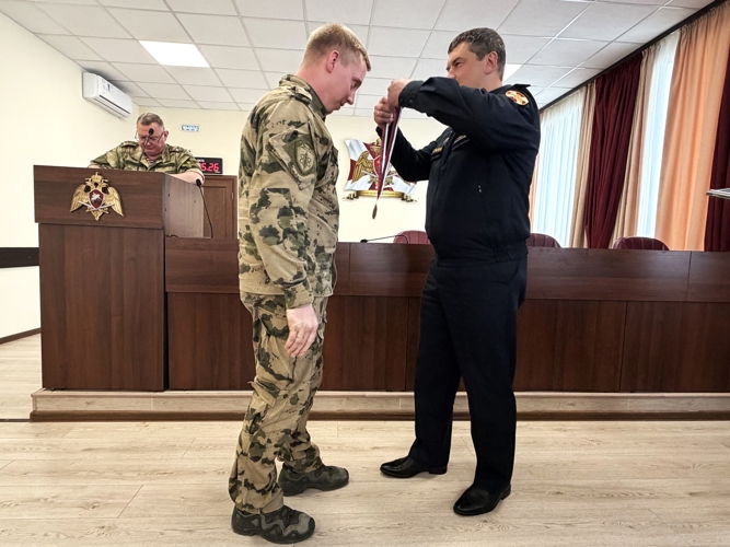 В Рязани наградили победителей чемпионата регионального Управления Росгвардии по служебному биатлону