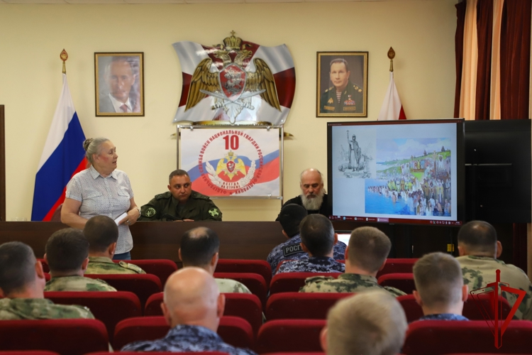 Рязанским росгвардейцам провели лекции о Крещении Руси
