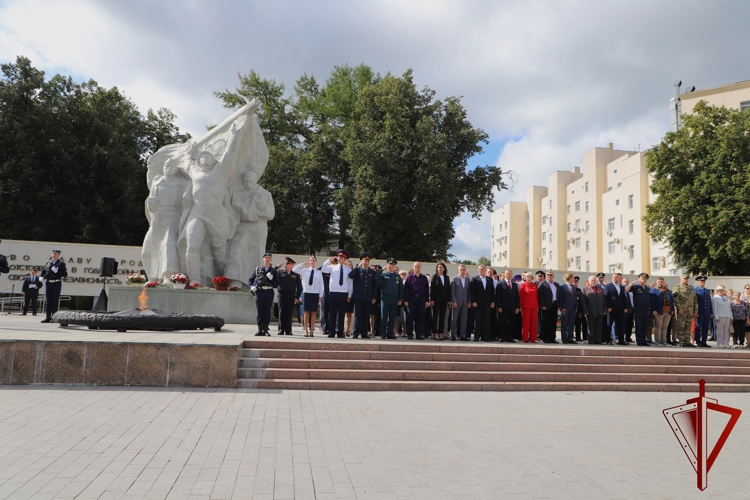 В Рязани заместитель начальника регионального Управления Росгвардии принял участие в мероприятиях, посвященных 83-й годовщине Победы в Курской битве