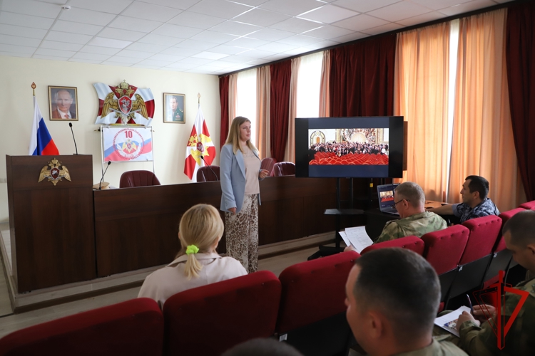 В Управлении Росгвардии по Рязанской области прошла лекция о вреде алкоголя