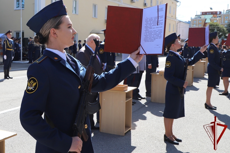 Начальник Управления Росгвардии по Рязанской области принял участие в приведении к присяге первокурсников Академии ФСИН России