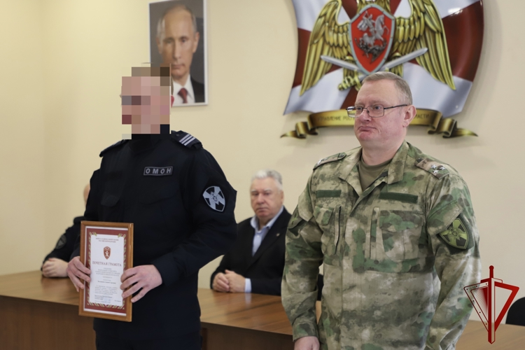 В Рязани отметили день образования ОМОН Управления Росгвардии по Рязанской области